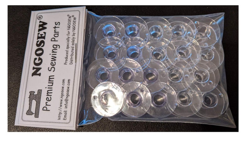 NGOSEW Plastic Bobbins for Singerr Heavy Duty 44S 4411, 4423, 4452, 5511, 5523, 5532 - Image 2